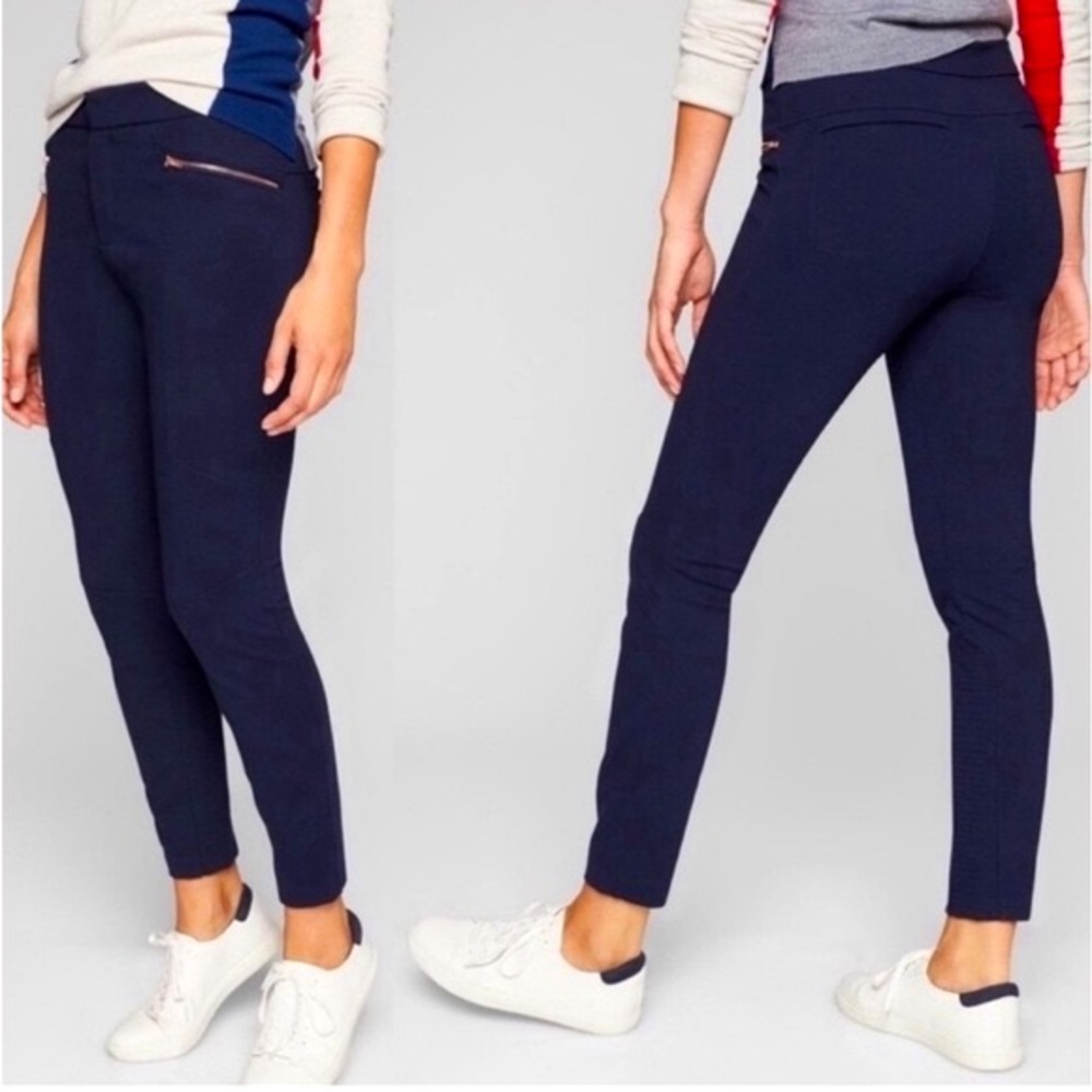 Athleta Ponte Moto Skinny Pant